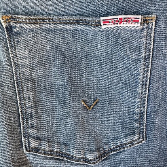 Hudson High Rise Wide Leg Jeans Women's Size 30 - Picture 4 of 7
